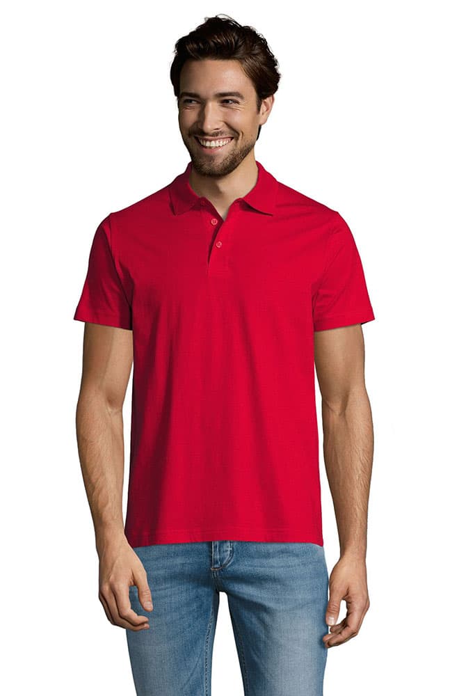 Sols Polo majica Precsott Red veličina L 11377