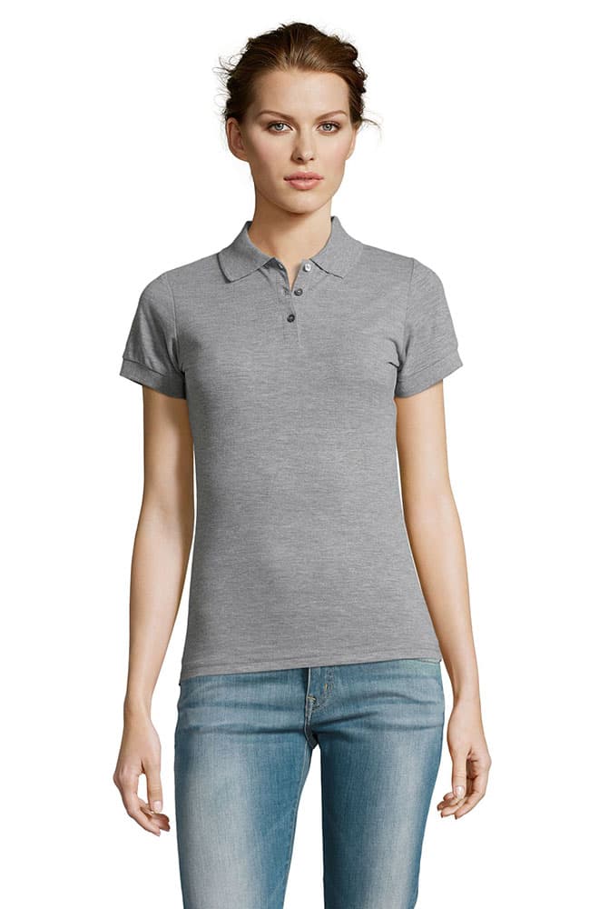 Sols Ženska polo majca Prime Grey Melange veličina S 00573