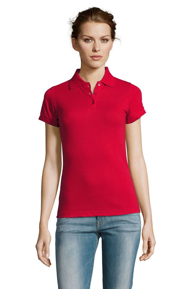 Sols Ženska polo majca Prime Red veličina M 00573