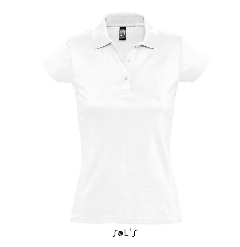 Sols Ženska pamučna polo majica Prescott White veličina XXL 11376