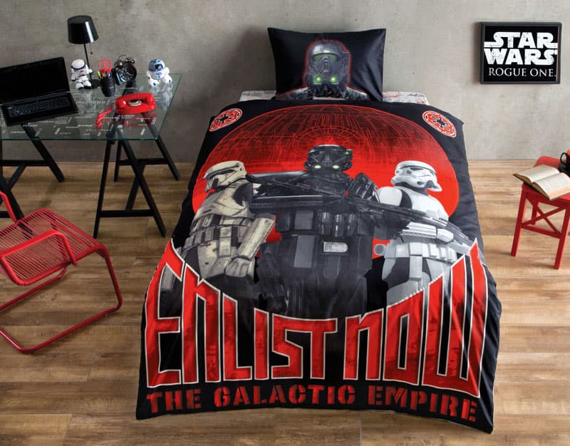 Dečija pamučna posteljina koja svetli u mraku Star Wars