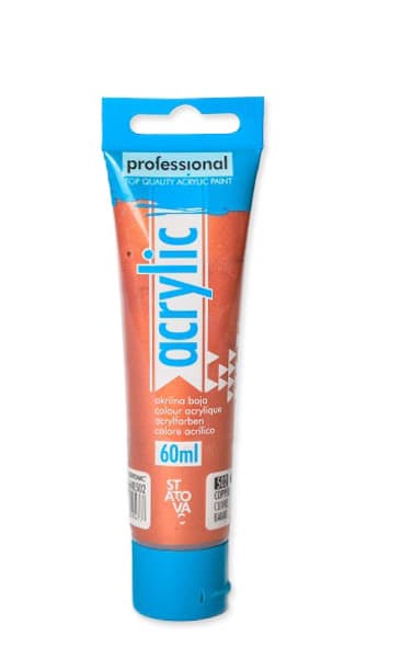PROFESSIONAL Acrylic - Akrilna boja Bakarna 60ml 640502