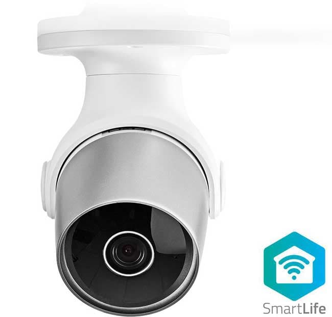 Smart Wi-Fi Full HD IP kamera za spoljnu upotrebu Nedis WIFICO11CWT