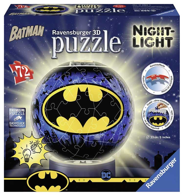 Noćna lampa od puzli Betmen - Ravensburger 11080