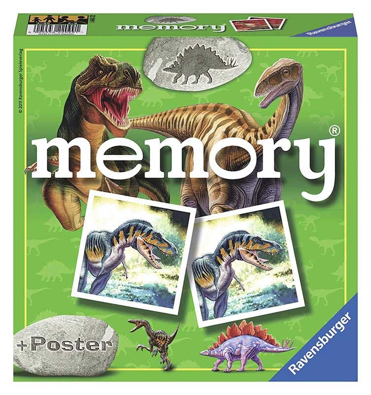 Društvena igra Memorija - Dinosaurusi - Ravensburger 22099