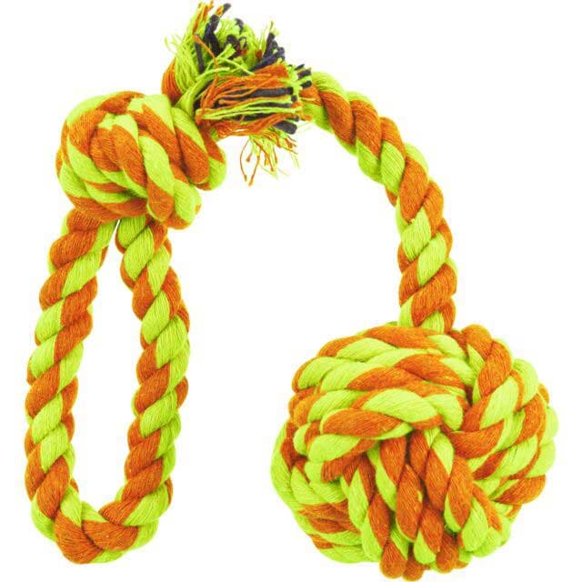 Trixie Igračka za pse Pamučno uže sa loptom od užeta 30cm 3268