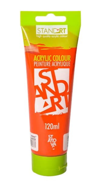 STANDART Akrilna boja Akrilik Vermilion crvena 120ml