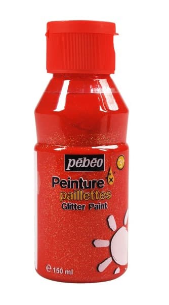 PEBEO Svetlucavi gel za decu CRVENA 150ml 668185