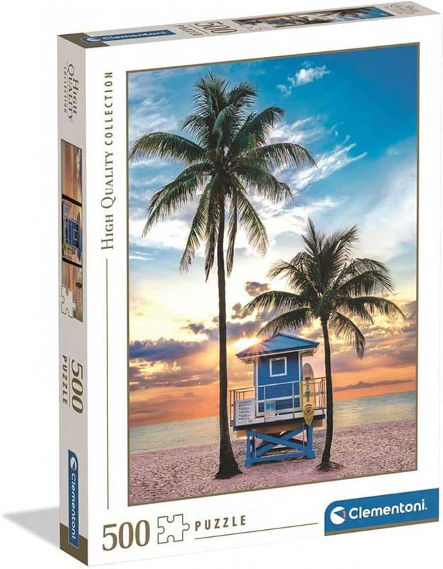 Puzzle slagalica 500 delova Majami Bič Florida Clementoni HQC 35568