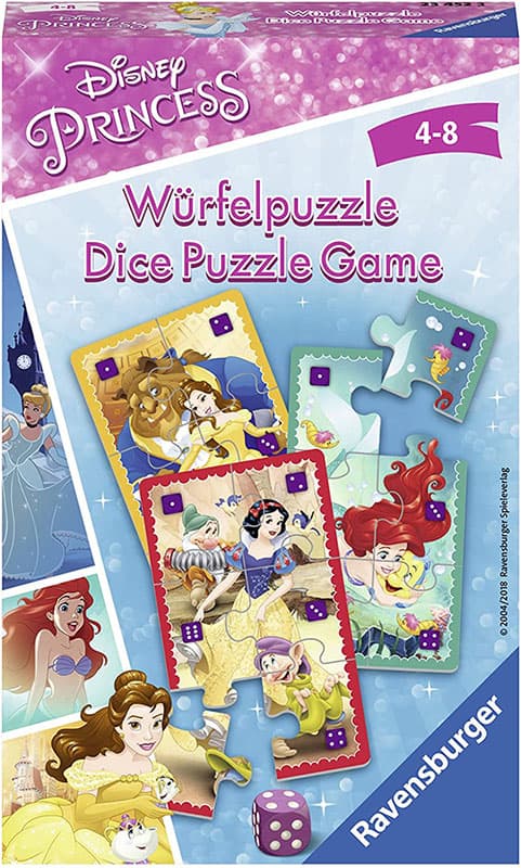 RAVENSBURGER Društvena igra sa kockicama Puzzle - Disney Princess RA23451