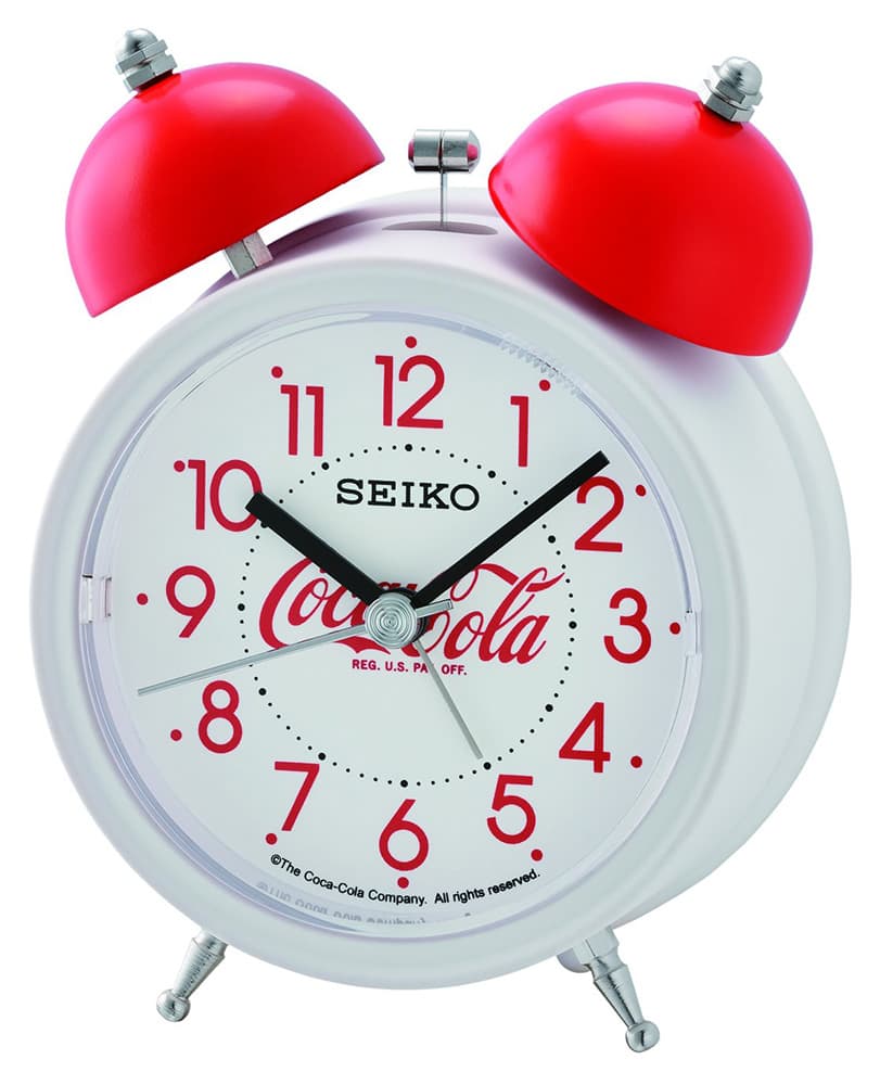 Seiko stoni sat budilnik Coca-Cola QHK905W