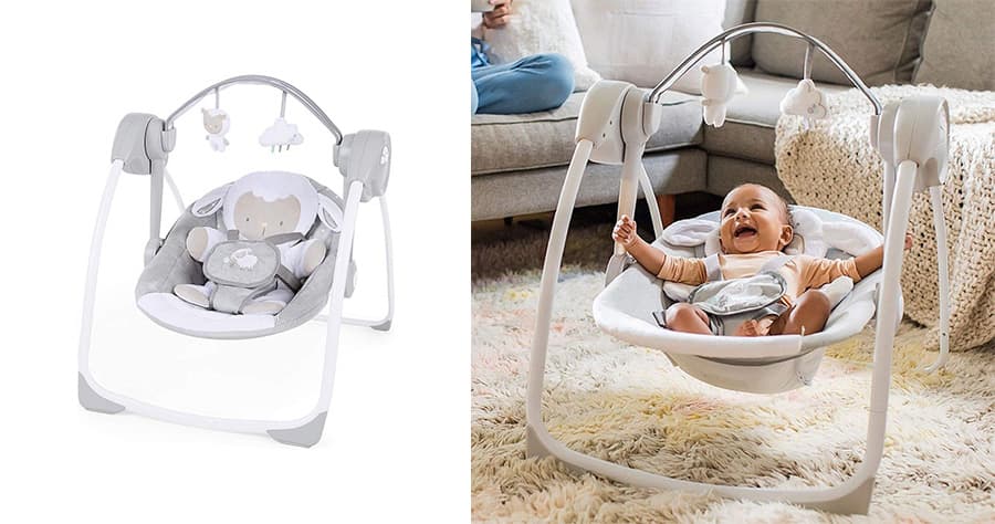 KIDS II Ingenuity Ljuljaška COMFORT 2 GO Cuddle Lamb SKU12184