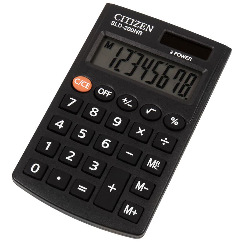 Džepni kalkulator - digitron Citizen SLD200NR
