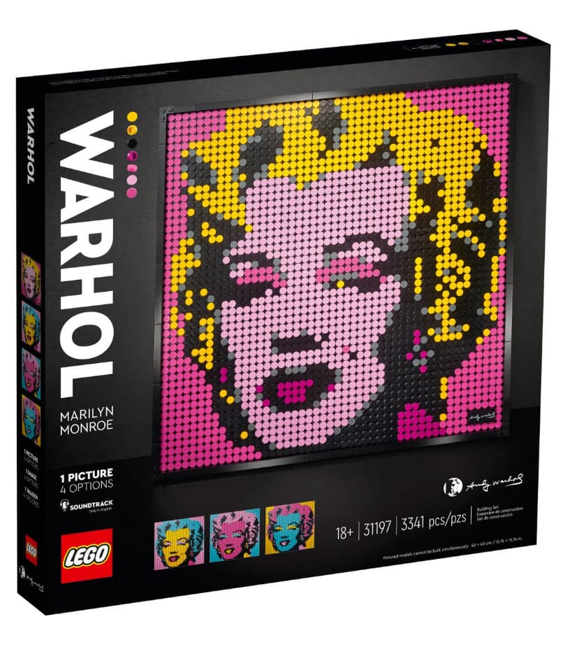 LEGO® Kocke Art Endi Vorhol Merlin Monro 31197