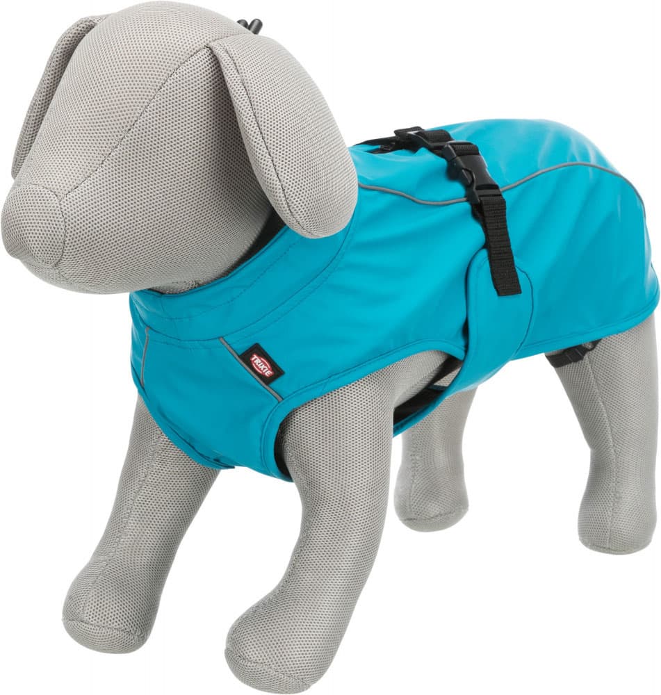 Kišni mantil za psa Vimy Turquoise leđa 30cm Trixie 680201