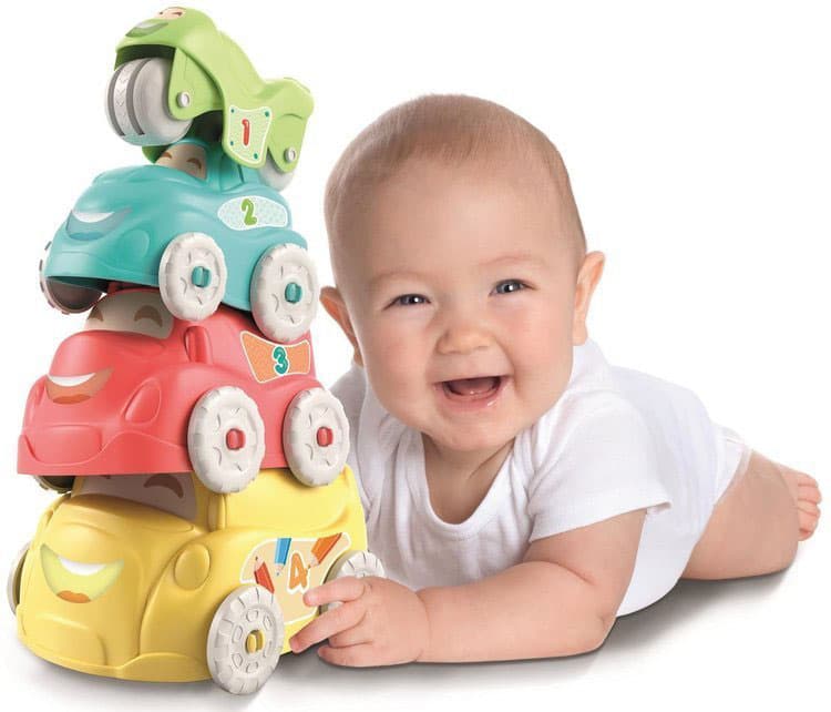 Clementoni Baby - Toranj od vozila 17111