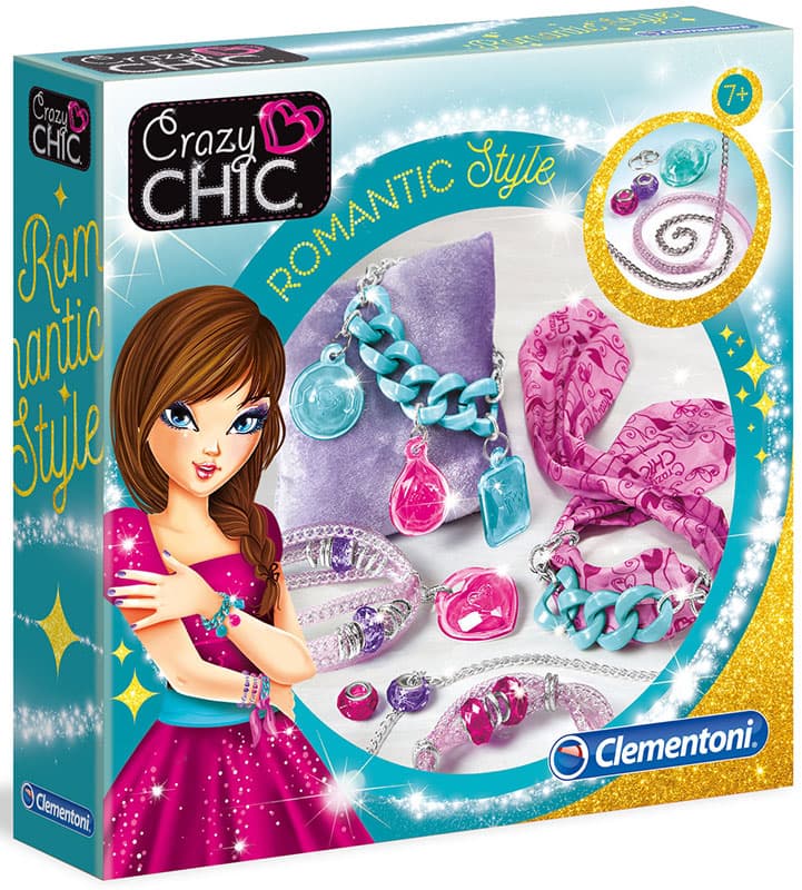 Crazy Chic Kreiraj romantične narukvice Clementoni 15133
