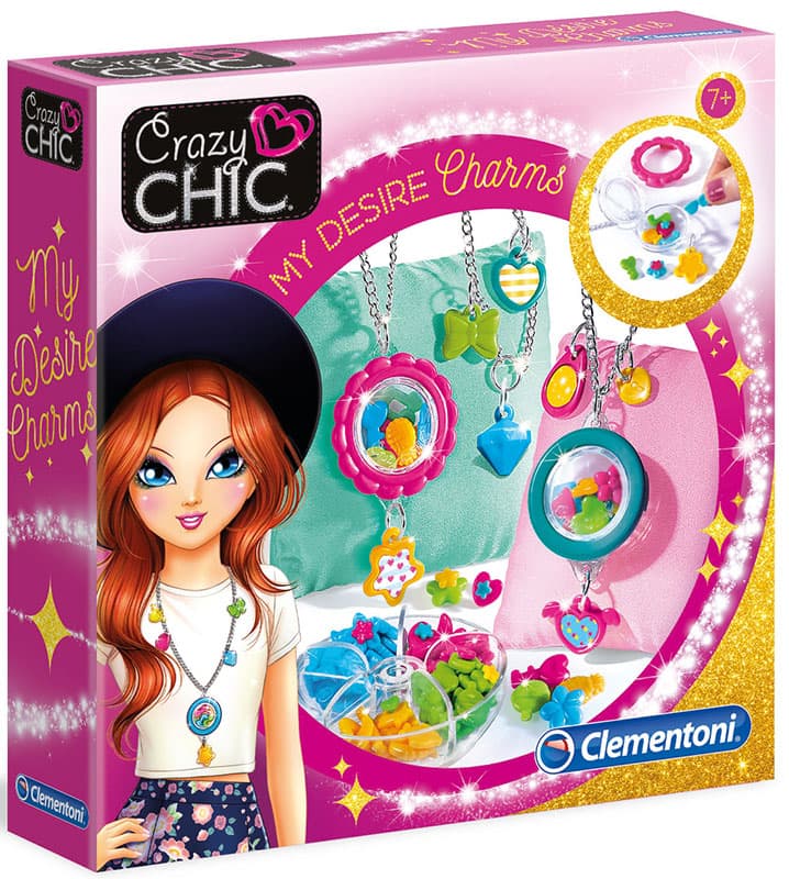 Crazy Chic Kreativni set Dizajniraj ogrlice želja Clementoni 18505