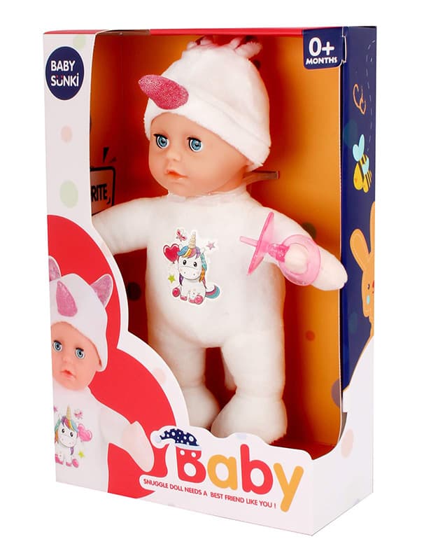 Igračka 2 u 1 Lutka beba 25cm Plišana igračka 023H 3831000300237