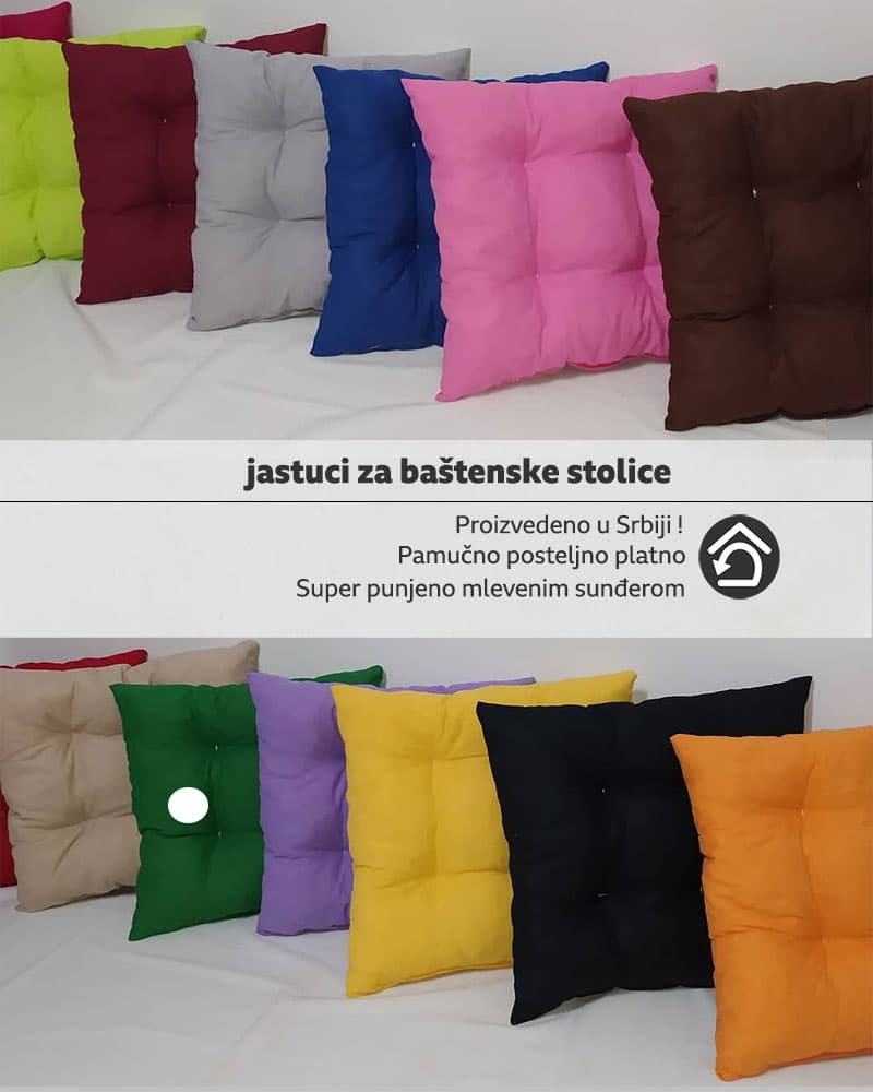Sedalica Jastuk Za Baštensku Stolicu 30 x 30 cm Green