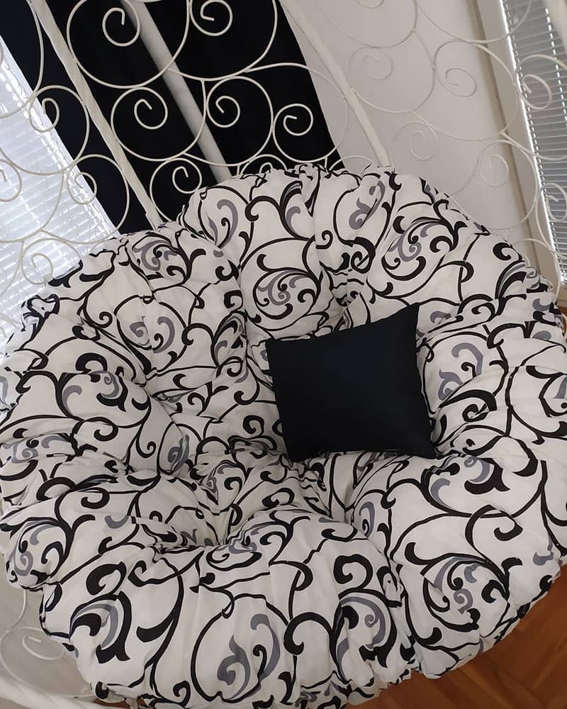 Jastuk Za Jaje Baštensku Ljuljašku - 140 cm - White Ornament