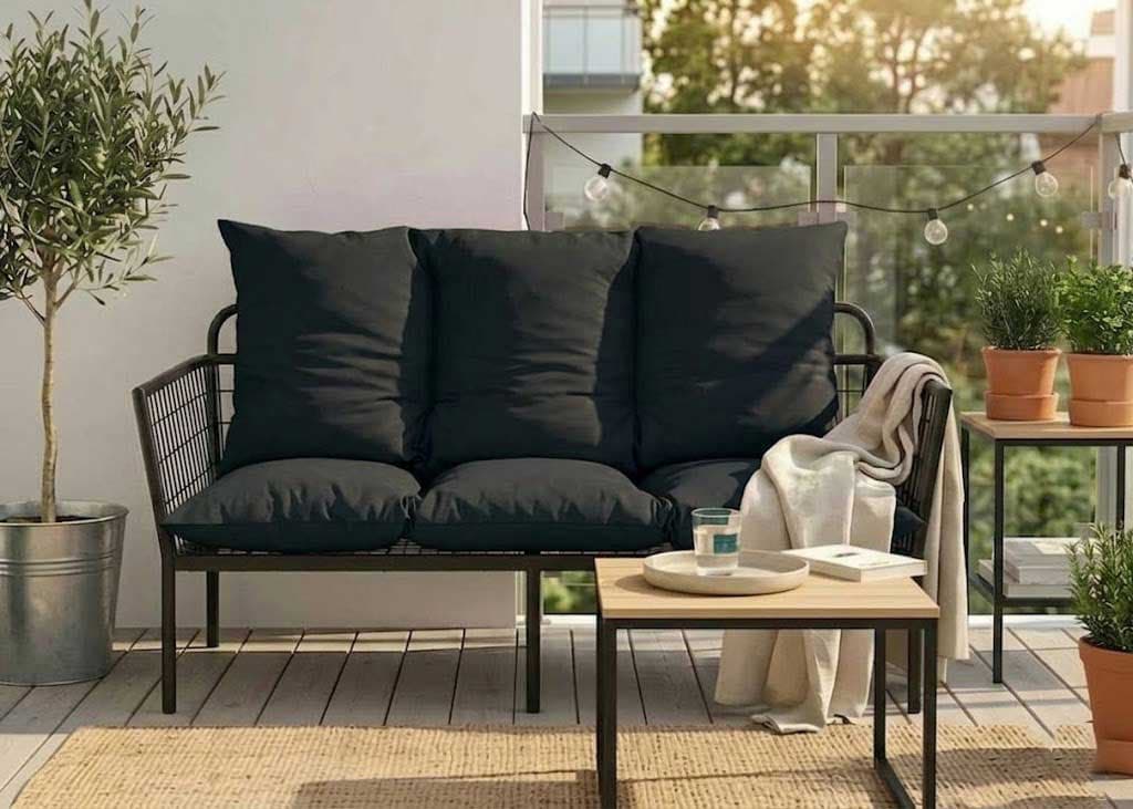 Jastuk Za BaštenskI Dvosed 100 x 50 x 50 cm BLACK