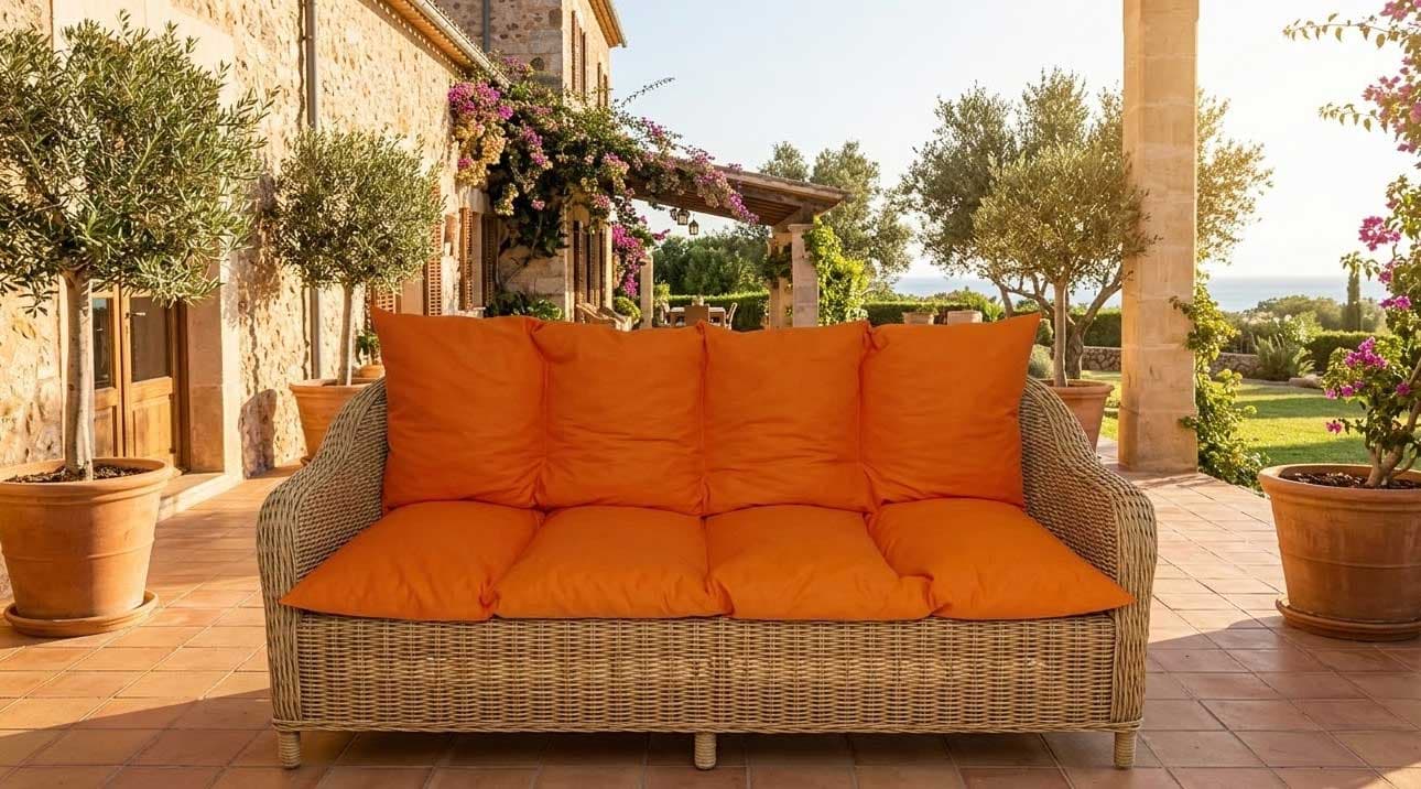 Jastuk Za BaštenskI Trosed 150 x 50 x 50 cm ORANGE