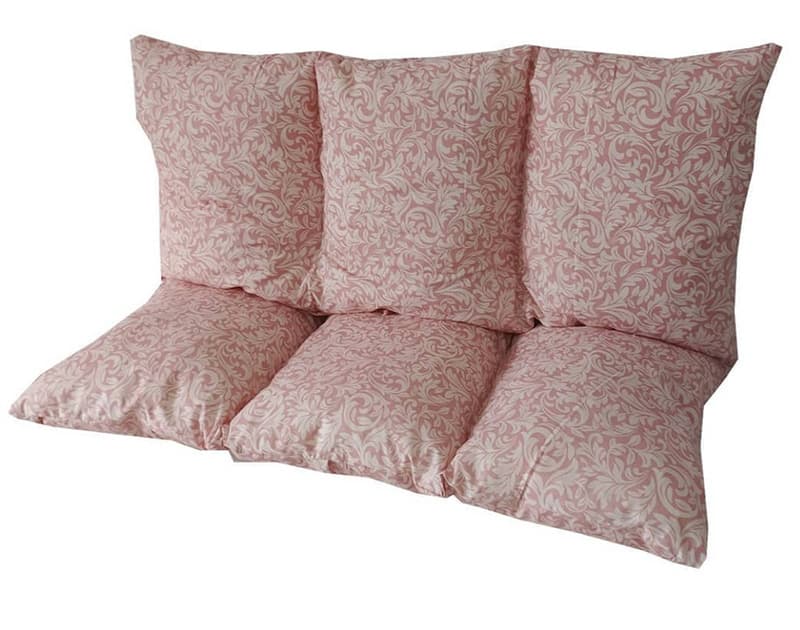 Jastuk Za Baštensku Ljuljašku 100 x 50 x 50 cm ORNAMENT Roze