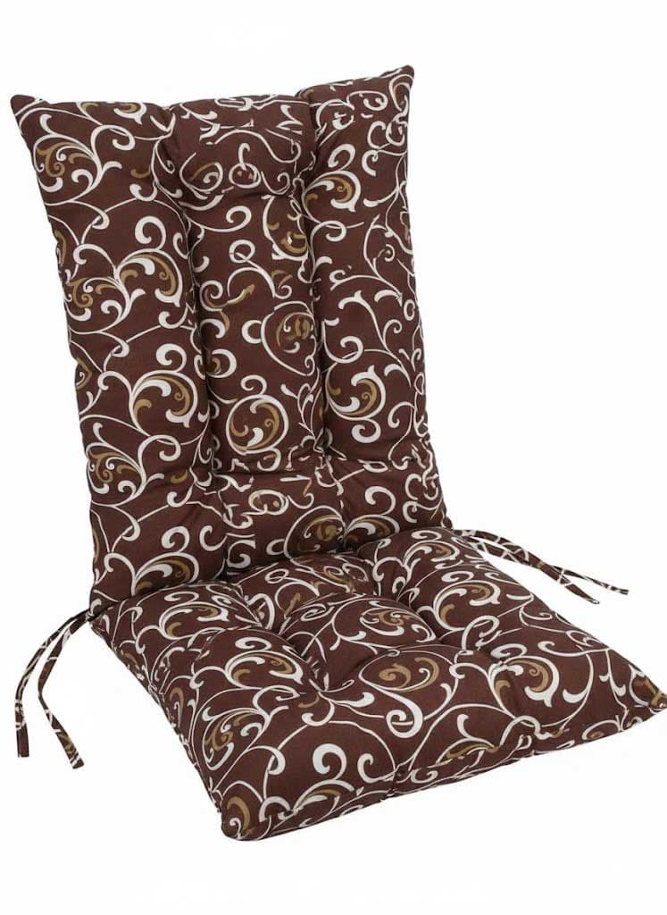 Jastuk Za Stolicu Sa Naslonom 1 kom. 40 x 80 cm BROWN ORNAMENT