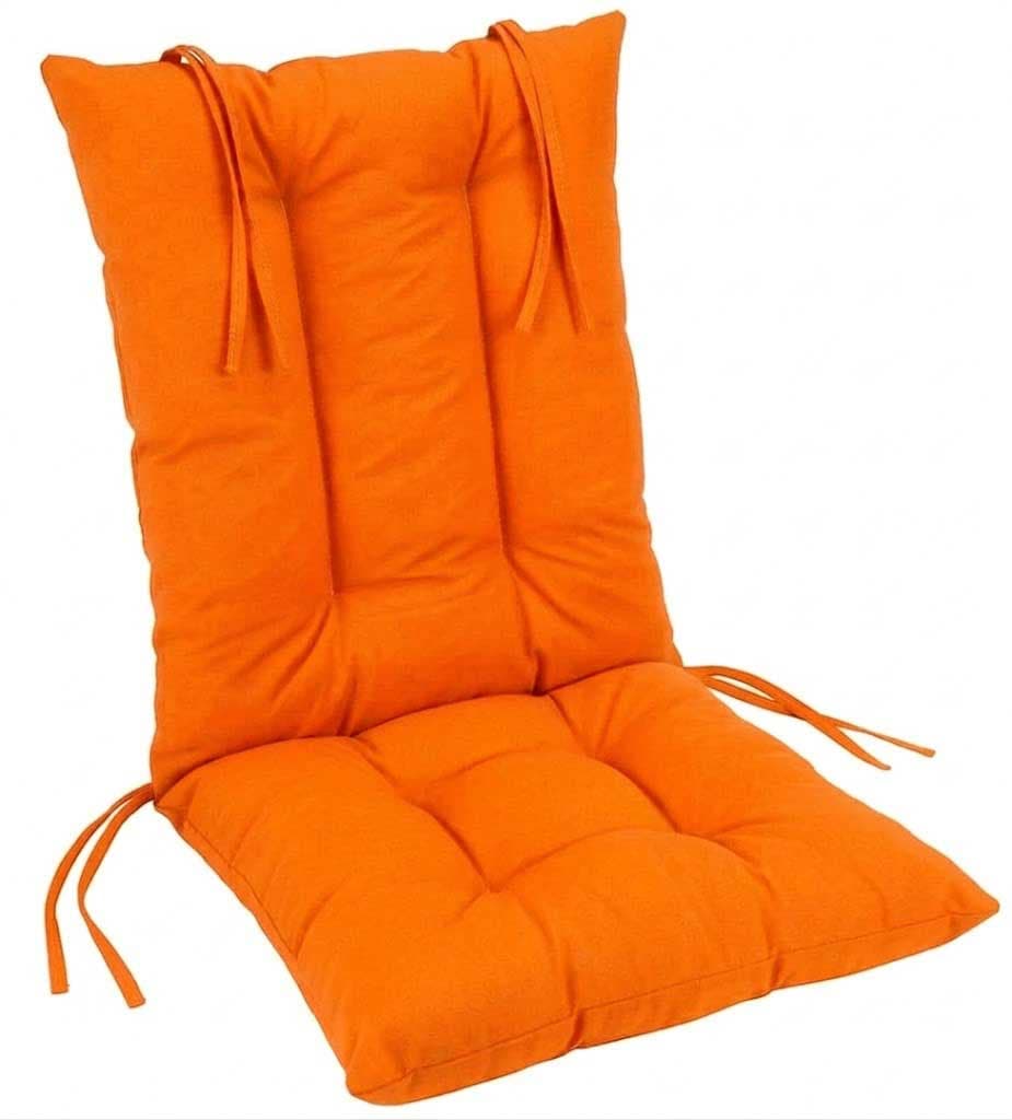 Jastuk Za Stolicu Sa Naslonom 1 kom. 45 x 90 cm ORANGE