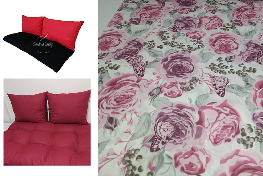 Jastuci za garniture od paleta - 130 x 50 x 50 cm - Roses