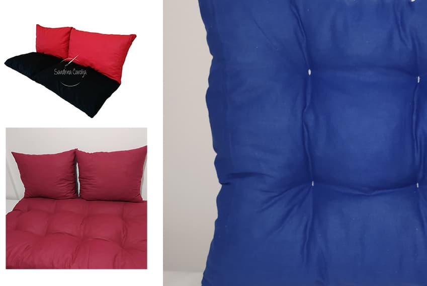 Jastuci za garniture od paleta - 160 x 50 x 50 cm - Blue