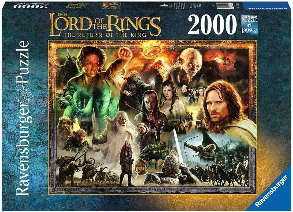 Puzzle slagalica 2000 delova Gospodar prstenova Ravensburger 17293