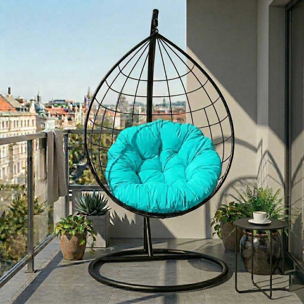 Jastuk Za Gnezdo Baštensku Ljuljašku 120 cm Turquoise