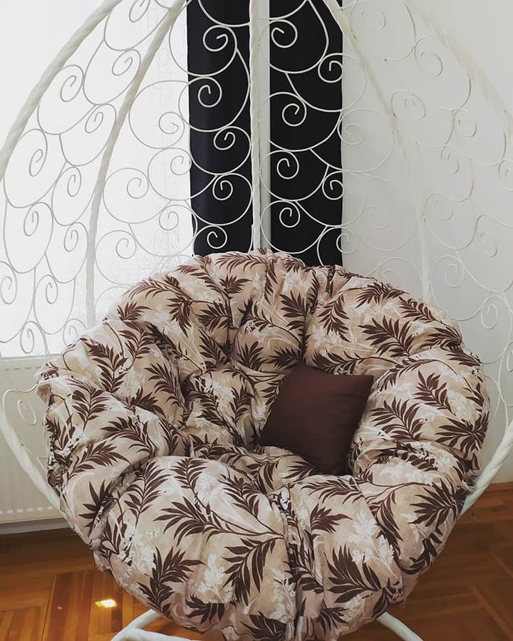 Jastuk Za Gnezdo Baštensku Ljuljašku 140 cm Flora Brown