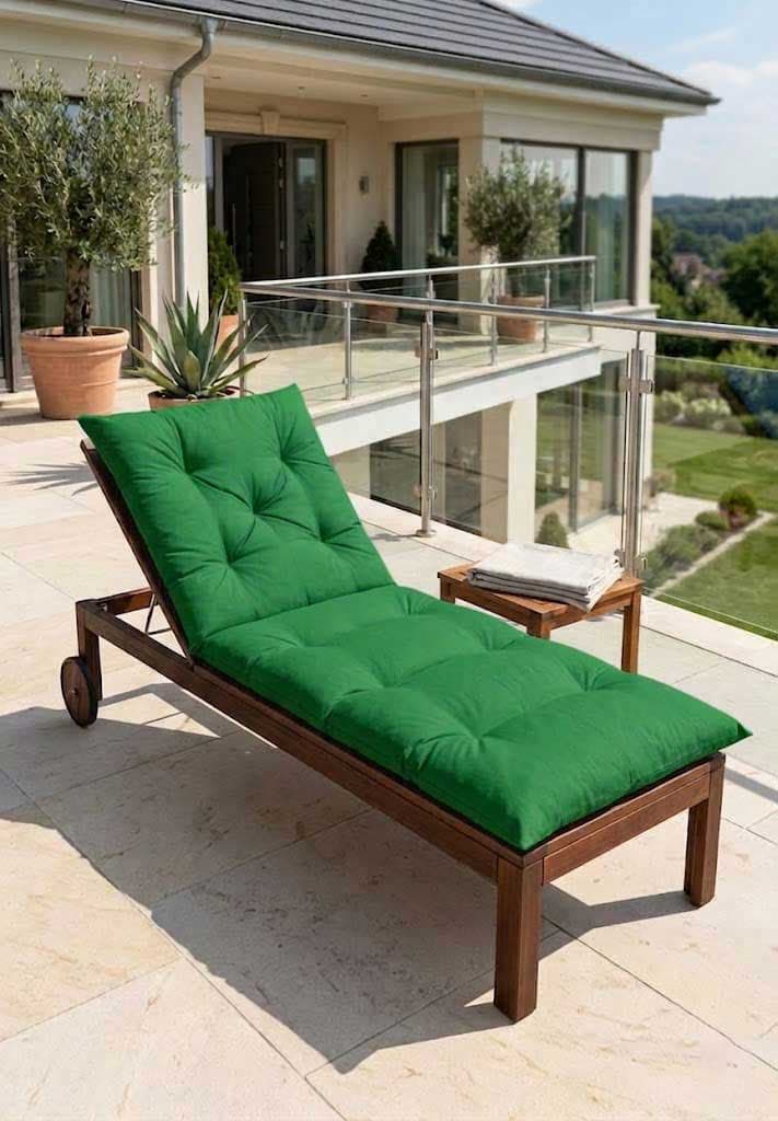 Jastuk Podmetač za Baštenske ležaljke - Green