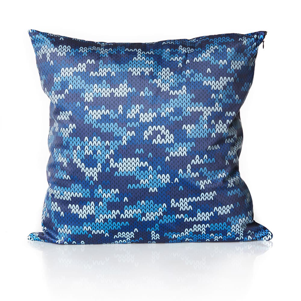 Dekorativni plišani jastuk Blue Pixel 50x50